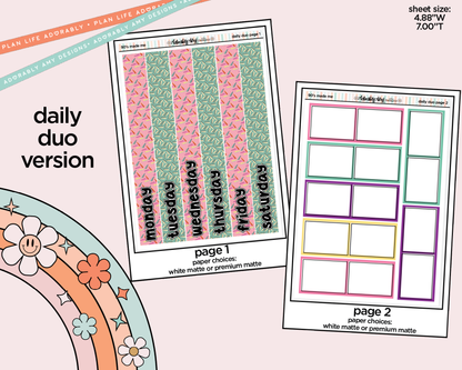 Daily Duo 90's Made Me Weekly Planner Sticker Kit for Daily Duo Planner