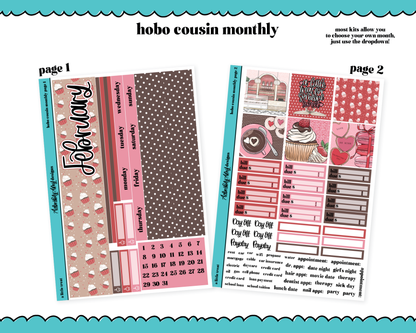 Hobonichi Cousin Monthly Pick Your Month A Little Treat Planner Sticker Kit for Hobo Cousin or Similar Planners