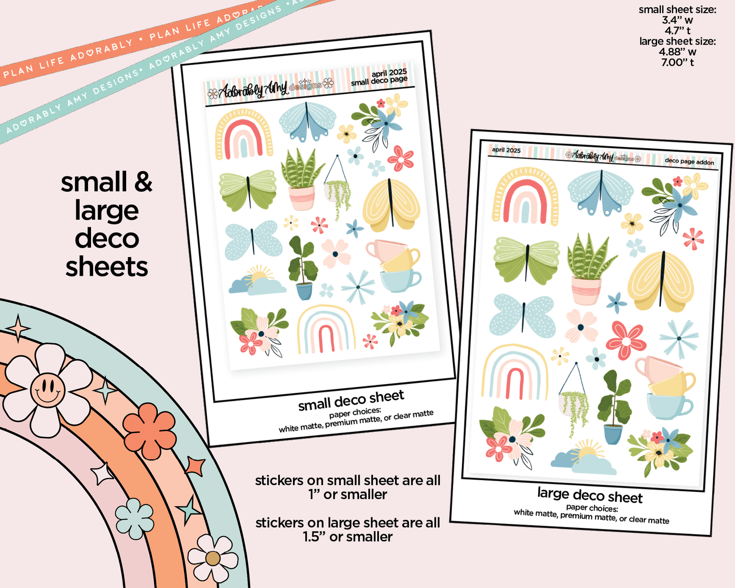 April 2025 Deco Pages - All Sizes