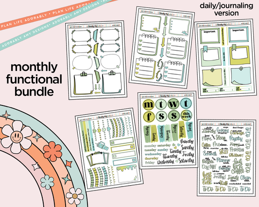 April 2024 Daily Planning Jumbo Size Limited Edition Bundle