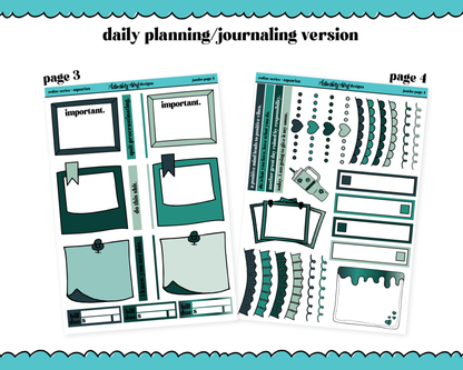 Zodiac Series - Aquarius Daily Planning Jumbo Size Limited Edition Bundle