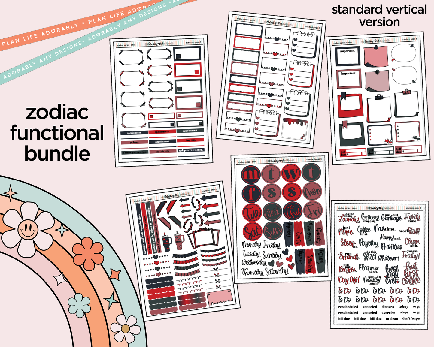 Zodiac Series - Aries Standard Size Limited Edition Bundle