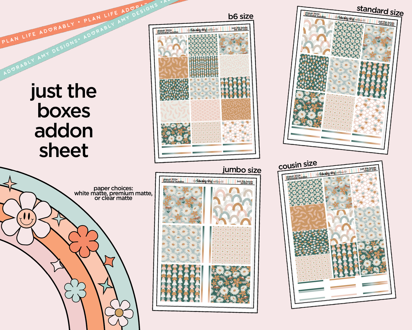 August 2024 Limited Edition Just the Boxes - Functional Pattern Full Boxes