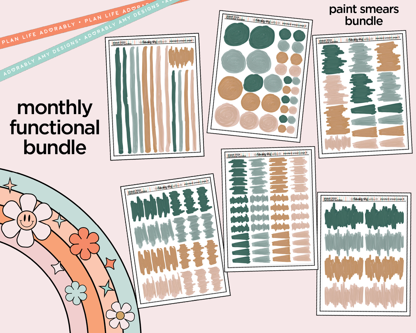 August 2024 Limited Edition Paint Smears Bundle