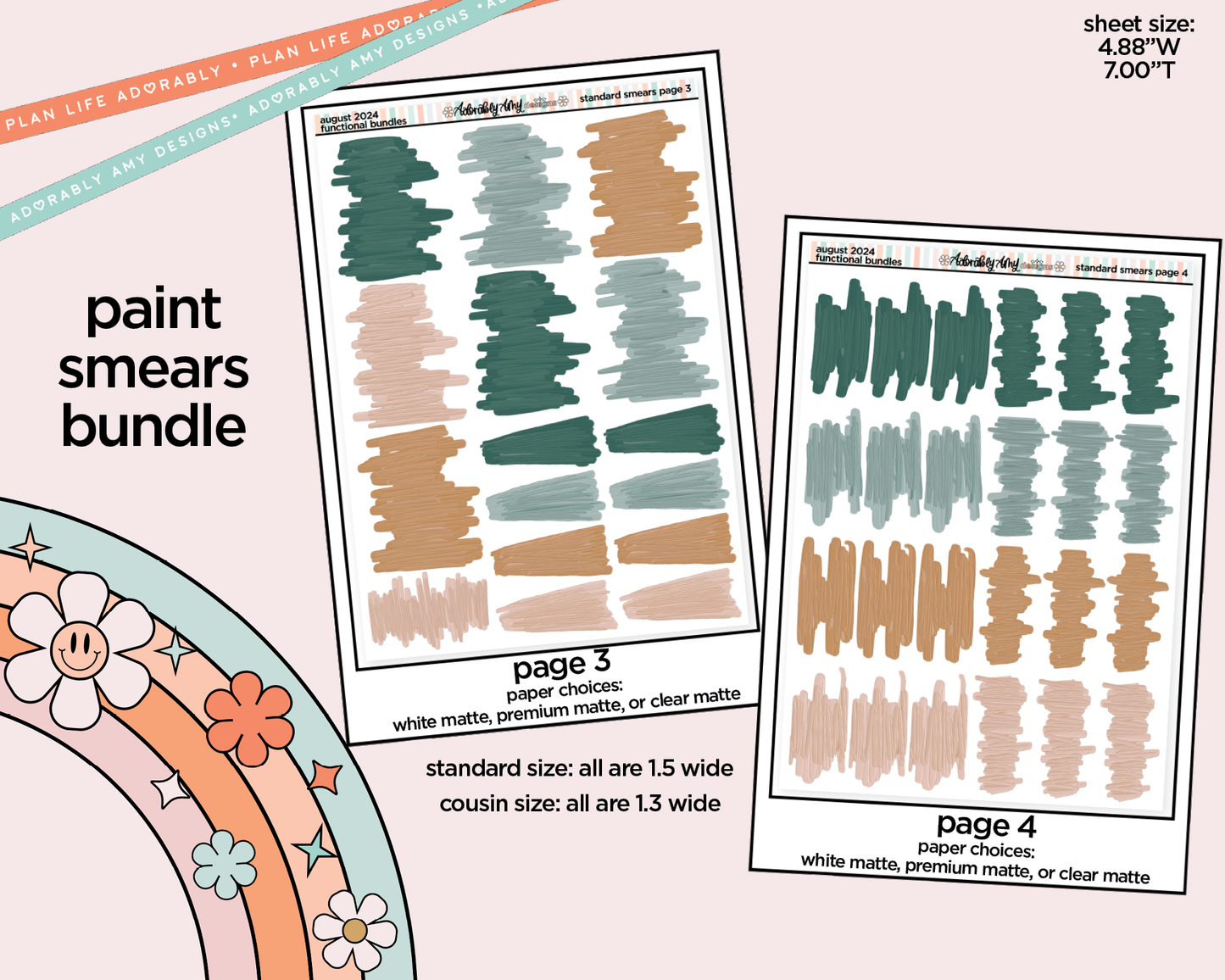 August 2024 Limited Edition Paint Smears Bundle