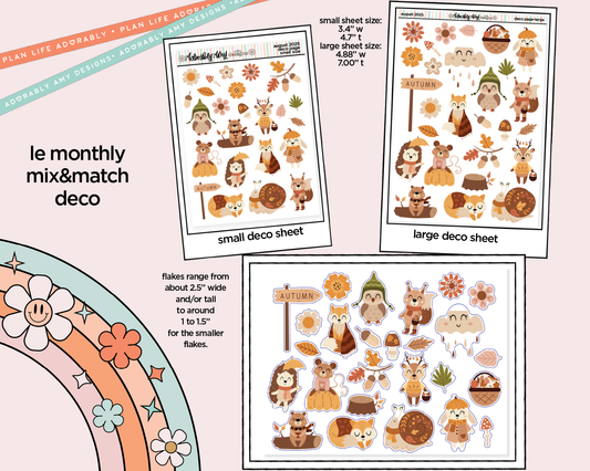 August 2025 Deco Pages - All Sizes