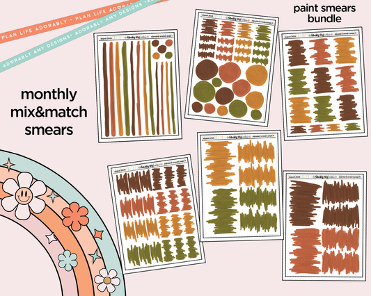 August 2025 Limited Edition Paint Smears Bundle