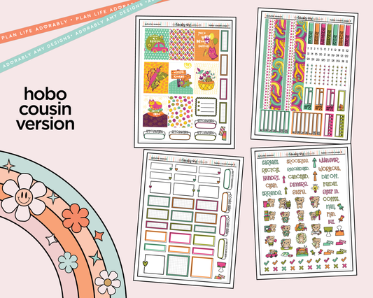 Hobonichi Cousin Weekly Autumn Season Planner Sticker Kit for Hobo Cousin or Similar Planners - Adorably Amy Designs