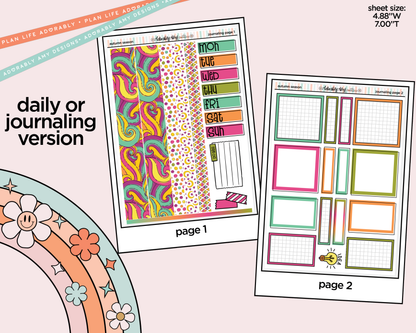 Journaling and Daily Planning Autumn Season Planner Sticker Kit