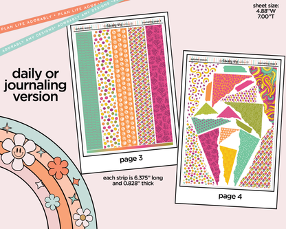 Journaling and Daily Planning Autumn Season Planner Sticker Kit
