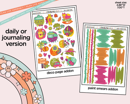 Journaling and Daily Planning Autumn Season Planner Sticker Kit