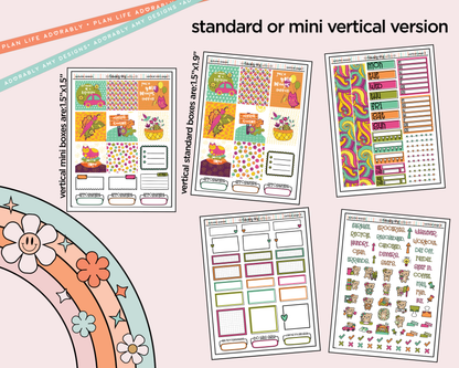 Vertical Autumn Season Kit for Vertical Standard Size Planners or Insert