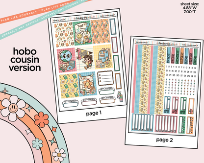Hobonichi Cousin Weekly Back to School 2026 Planner Sticker Kit for Hobo Cousin or Similar Planners