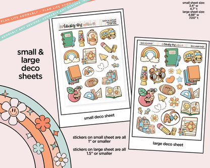 Back to School 2026 Weekly Kit Deco Pages - All Sizes