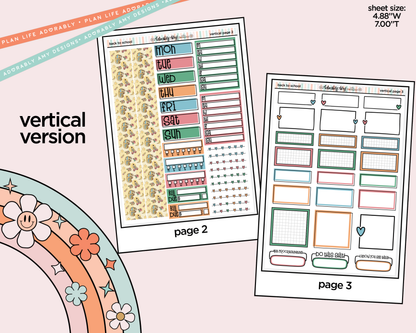 Vertical Back to School 2026 Kit for Vertical Standard Size Planners or Insert