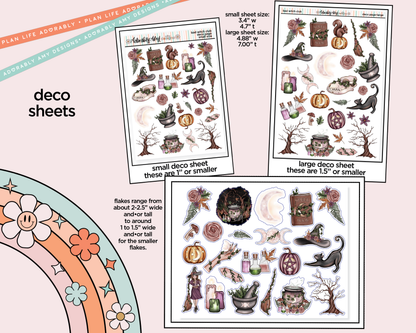 Bad Witch Club Weekly Kit Deco Pages - All Sizes