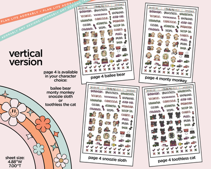 Vertical Bad Witch Club Collection Kit for Vertical Standard Size Planners or Insert