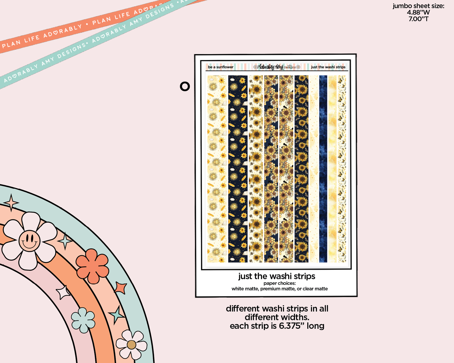 Be a Sunflower Weekly Kit Addons - All Sizes - Deco, Smears and More!