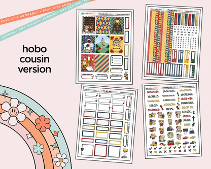 Hobonichi Cousin Weekly Tale as Old as Time Planner Sticker Kit for Hobo Cousin or Similar Planners - Adorably Amy Designs