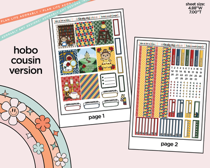 Hobonichi Cousin Weekly Tale as Old as Time Planner Sticker Kit for Hobo Cousin or Similar Planners - Adorably Amy Designs