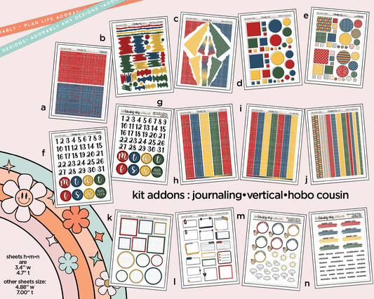 Tale as Old as Time Weekly Kit Addons - All Sizes - Strips, Smears and More! - Adorably Amy Designs