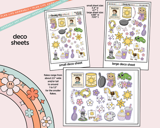 Best Day Ever Fairytale Themed Weekly Kit Deco Pages - All Sizes