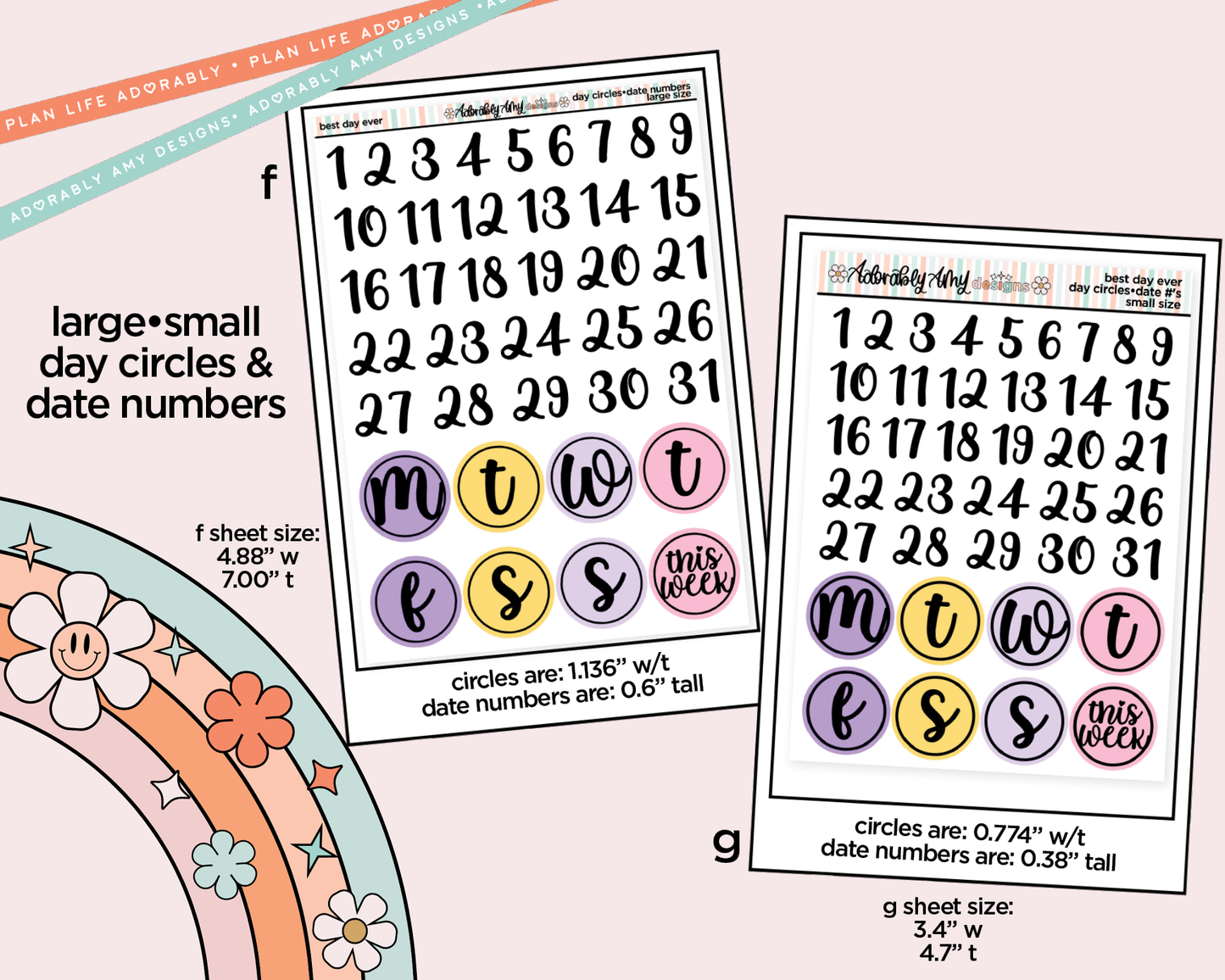 Best Day Ever Fairytale Themed Weekly Kit Addons - All Sizes - Strips, Smears and More!