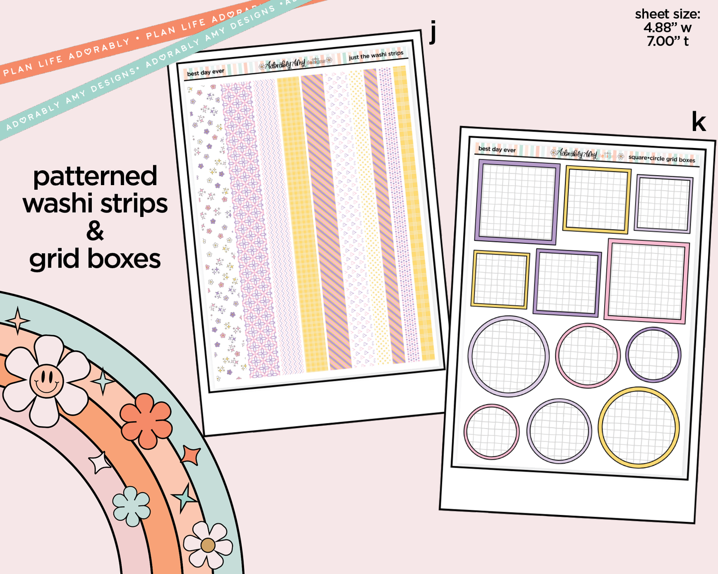 Best Day Ever Fairytale Themed Weekly Kit Addons - All Sizes - Strips, Smears and More!