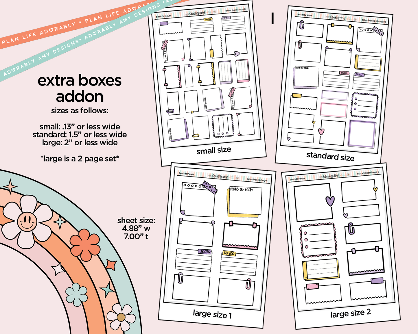 Best Day Ever Fairytale Themed Weekly Kit Addons - All Sizes - Strips, Smears and More!