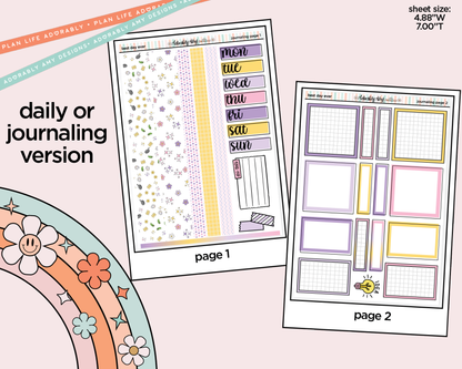 Journaling and Daily Planning Best Day Ever Fairytale Themed Planner Sticker Kit