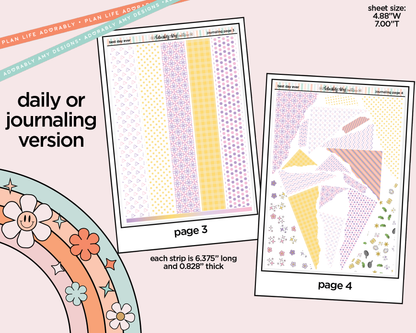 Journaling and Daily Planning Best Day Ever Fairytale Themed Planner Sticker Kit