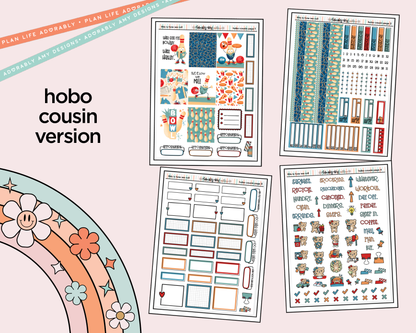 Hobonichi Cousin Weekly This is How We Roll Bowling Planner Sticker Kit for Hobo Cousin or Similar Planners - Adorably Amy Designs