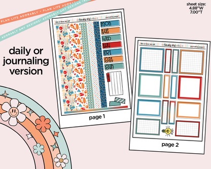Journaling and Daily Planning This is How We Roll Bowling Planner Sticker Kit - Adorably Amy Designs