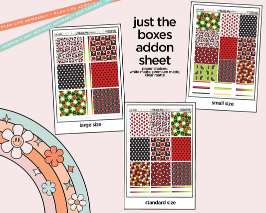 July 2025 Limited Edition Just the Boxes - Functional Pattern Full Boxes