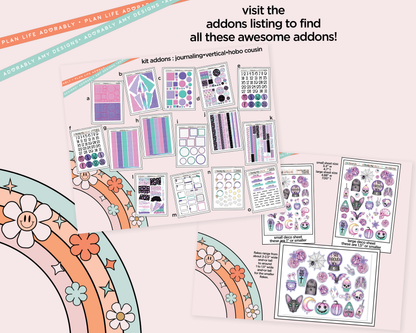 Vertical I See Through You Collection Kit for Vertical Standard Size Planners or Insert