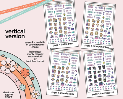 Vertical I See Through You Collection Kit for Vertical Standard Size Planners or Insert