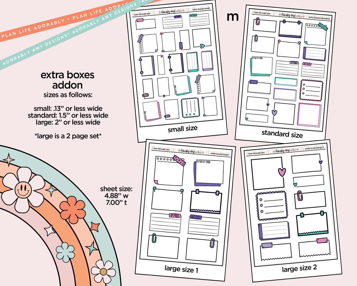 I See Through You Weekly Kit Addons - All Sizes - Strips, Smears and More!