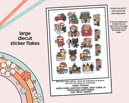 Christmas Bucketlist-Activities Cutie Trio Decoration Character Planner Stickers