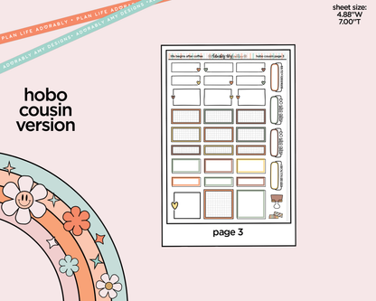 Hobonichi Cousin Weekly Life Begins After Coffee Planner Sticker Kit for Hobo Cousin or Similar Planners