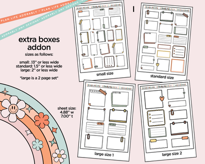 Life Begins After Coffee Weekly Kit Addons - All Sizes - Strips, Smears and More!