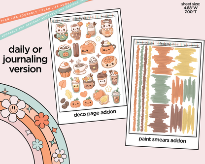 Journaling and Daily Planning Life Begins After Coffee Planner Sticker Kit