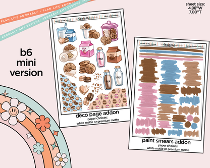 Mini B6 Cookie is the Answer Planner Sticker Kit sized for ANY Vertical Insert