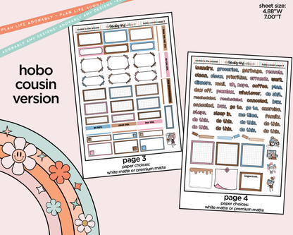 Hobonichi Cousin Weekly Cookie is the Answer Planner Sticker Kit for Hobo Cousin or Similar Planners