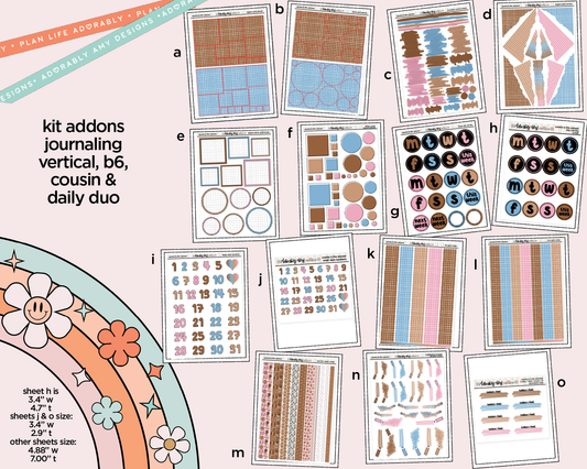 Cookie is the Answer Weekly Kit Addons - All Sizes - Strips, Smears and More!