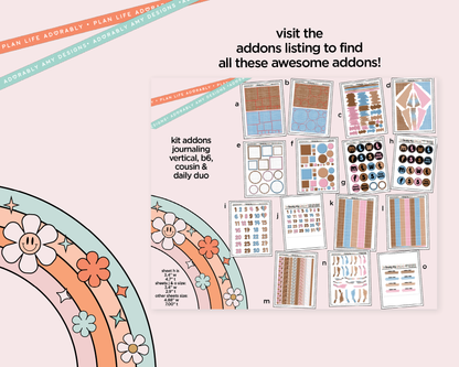 Hobonichi Cousin Weekly Cookie is the Answer Planner Sticker Kit for Hobo Cousin or Similar Planners