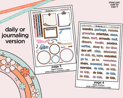 Journaling and Daily Planning Cookie is the Answer Planner Sticker Kit