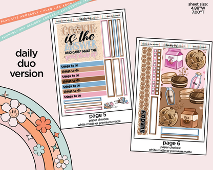 Daily Duo Cookie is the Answer Weekly Planner Sticker Kit for Daily Duo Planner