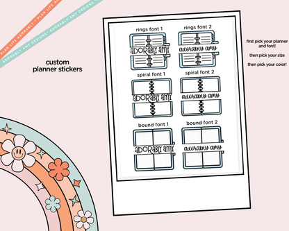 Custom Name This is My Planner Stickers - Various Planners