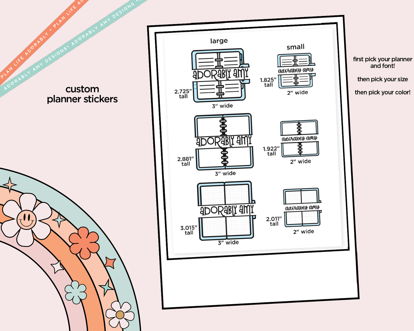 Custom Name This is My Planner Stickers - Various Planners
