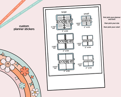 Custom Name This is My Planner Stickers - Various Planners